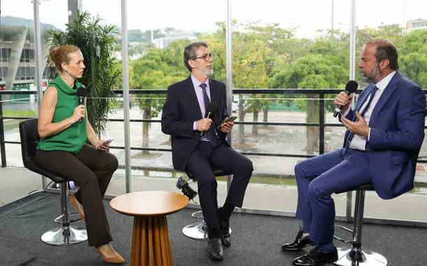 Ministro de Minas e Energia, Alexandre Silveira, concede entrevista durante cúpula dos Brics - 07/07/2025