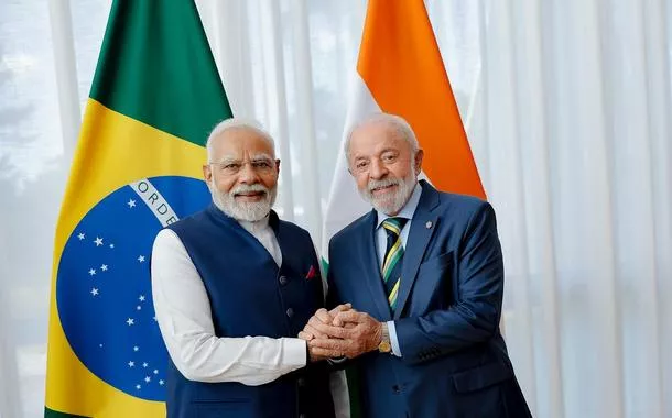 Presidente da República, Luiz Inácio Lula da Silva, durante Cerimônia oficial de chegada do Primeiro-Ministro da República da Índia, Narendra Modi, em Brasília - 08/07/2025