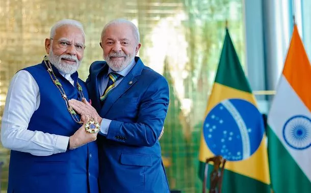 Lula e Modi - 08/07/2025