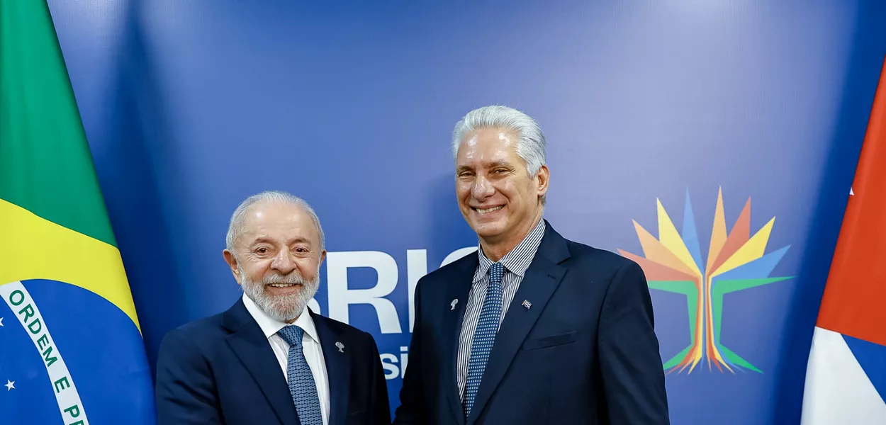 Lula e Miguel Díaz-Canel - 07/07/2025