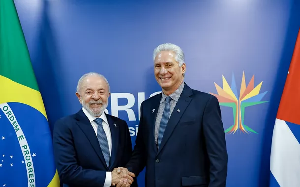 Lula e Miguel Díaz-Canel - 07/07/2025
