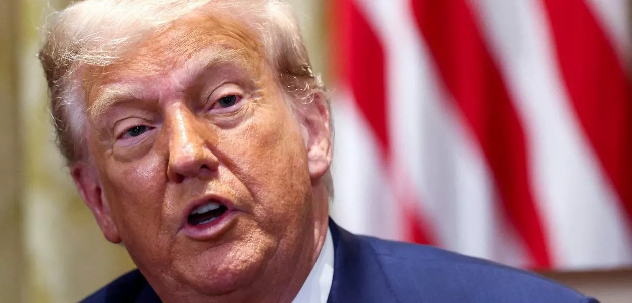 Presidente dos Estados Unidos, Donald Trump - 08/07/2025