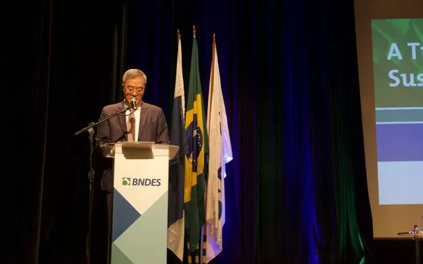 O embaixador da China no Brasil, Zhu Qingqiao, discursa no evento "BRICS para um Futuro Sustentável", promovido pelo BNDES e apoiado por Brasil 247 e Guancha, no Rio de Janeiro-RJ - 09/07/2025