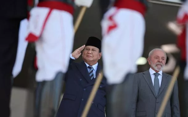 Presidente Lula recebe presidente da Indonésia, Prabowo Subianto, no Palácio do Planalto - 09/07/2025