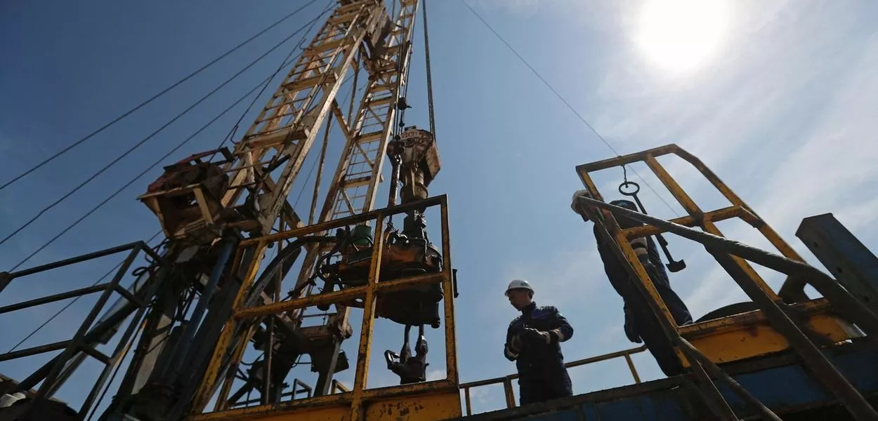 Plataforma de perfuração de petróleo