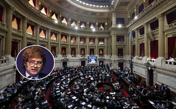 Javier Milei e o Senado argentino