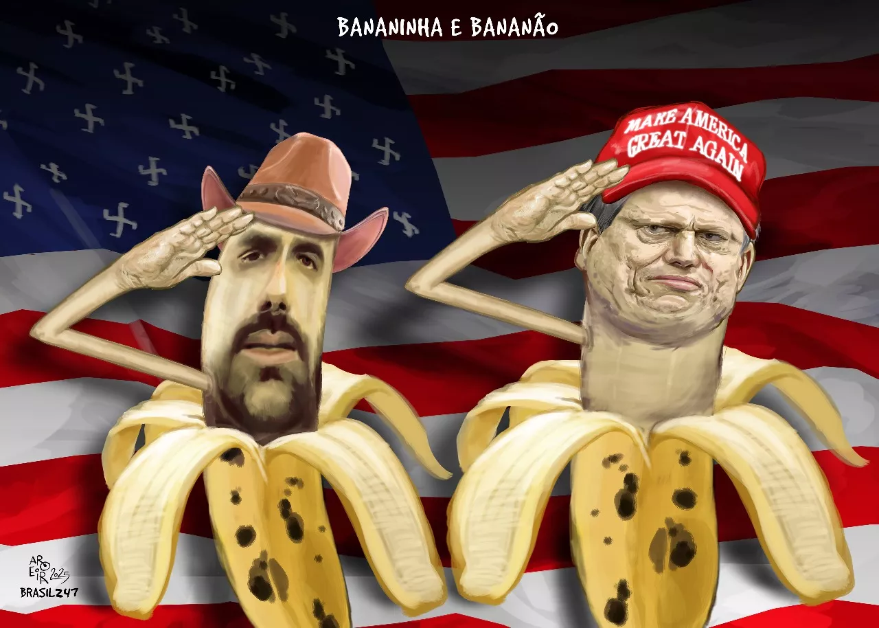Bananinha e Bananão, uma lição... - 10 de julho de 2025
