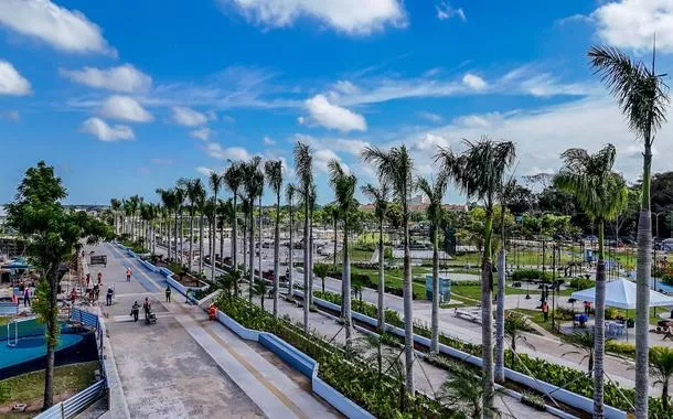 Parque da Cidade, em Belém, que vai abrigar os debates da COP30, em novembro 