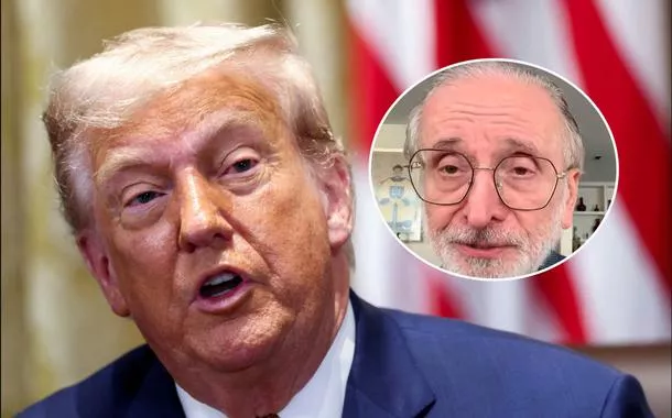 Donald Trump (mais destaque) e Roberto Abdenur