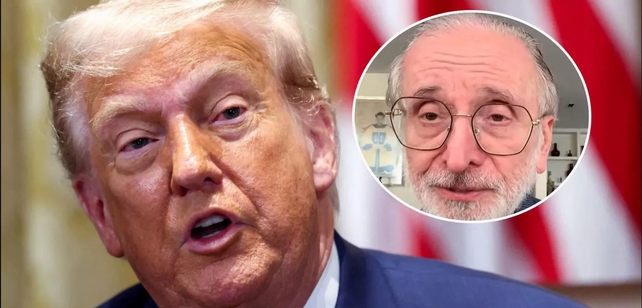 Donald Trump (mais destaque) e Roberto Abdenur