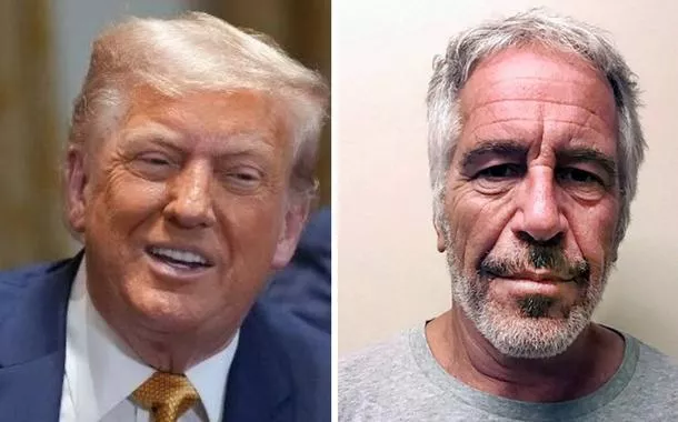 Donald Trump e Jeffrey Epstein 