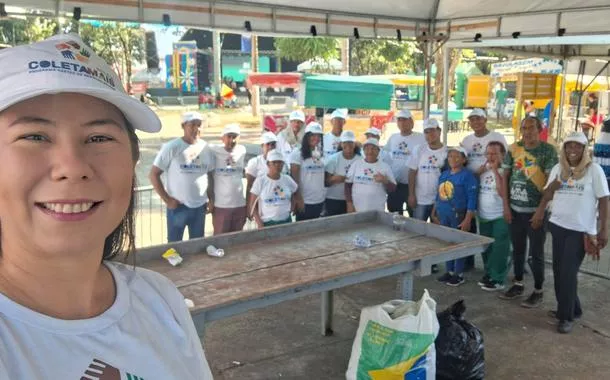 Débora Gonçalves, da cooperativa Concaves, em Belém. 
