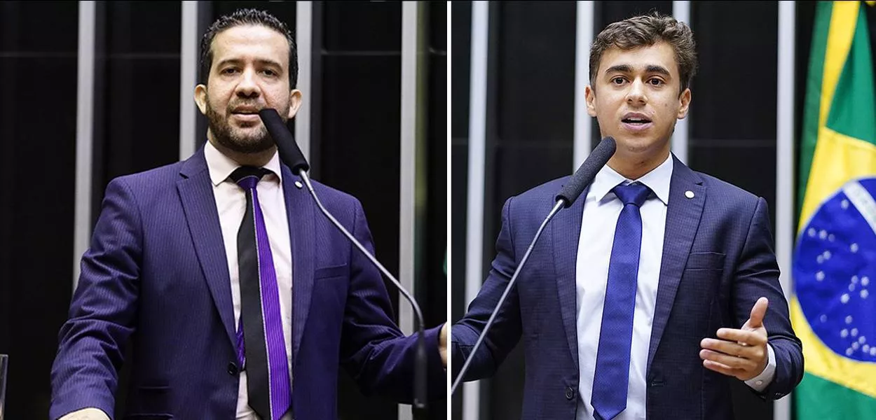 Deputados André Janones e Nikolas Ferreira