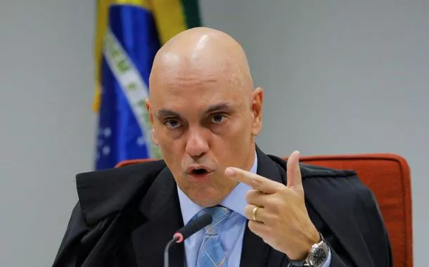 O ministro Alexandre de Moraes, do STF - 09/06/2025