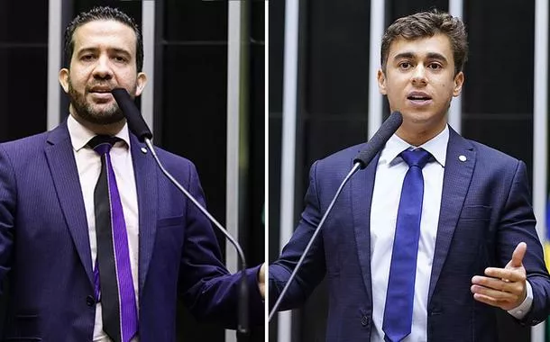 Deputados André Janones e Nikolas Ferreira