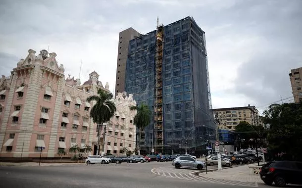 Construção de hotel no centro de Belém, durante preparativos para a COP30 em Belém, Pará
06/02/2025
