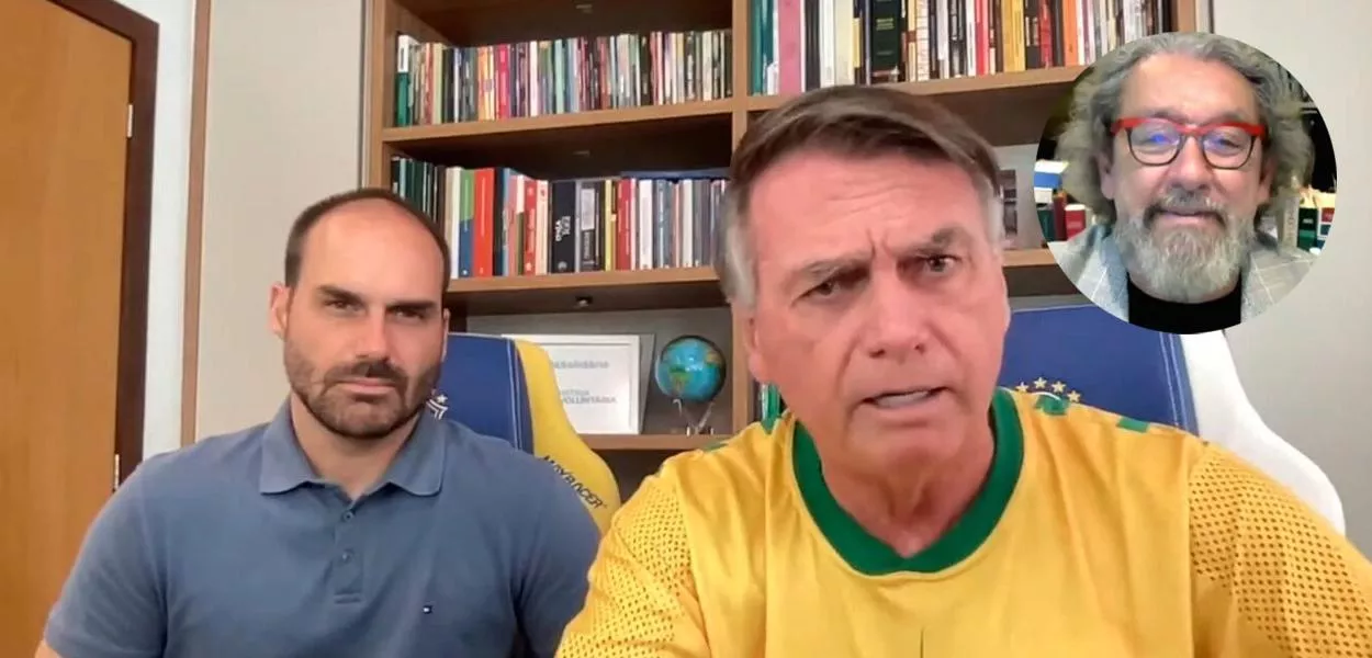 Eduardo Bolsonaro, Jair Bolsonaro e Kakay