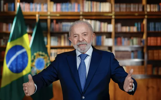 O presidente Luiz Inácio Lula da Silva, em pronunciamento à Nação - 17/07/2025