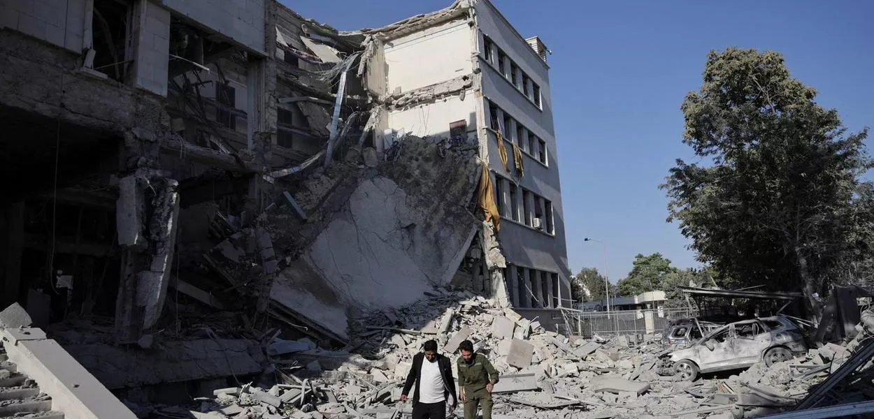 Área destruída em Damasco, na Síria
16/07/2025
