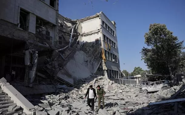 Área destruída em Damasco, na Síria
16/07/2025
