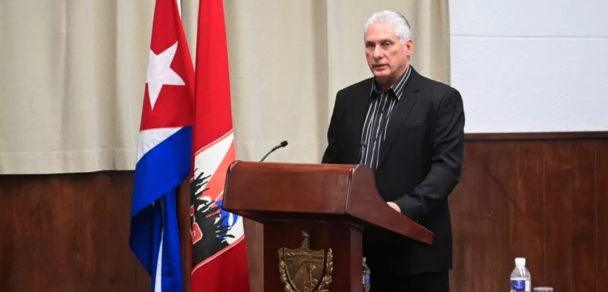Presidente de Cuba Miguel Díaz-Canel