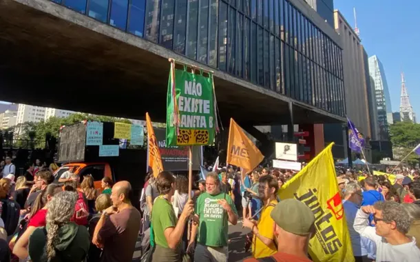 Protesto contra PL da Devastação 