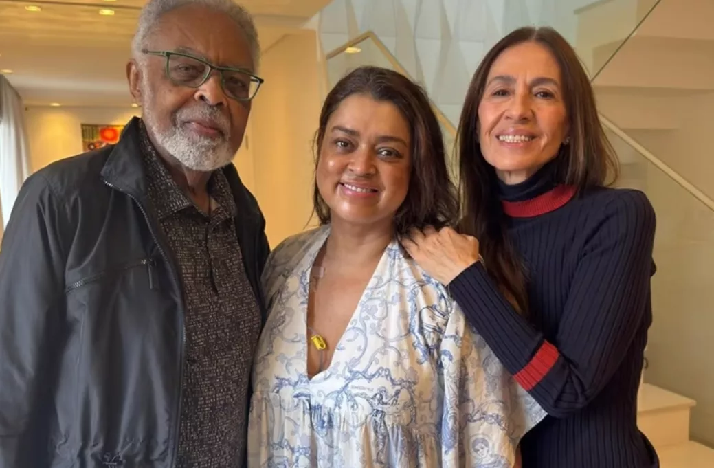 Gilberto, Preta e Flora Gil