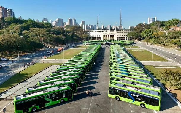 Com as novas entregas, capital paulista elevou para 841 o número de ônibus movidos a energia limpa no sistema municipal de transporte