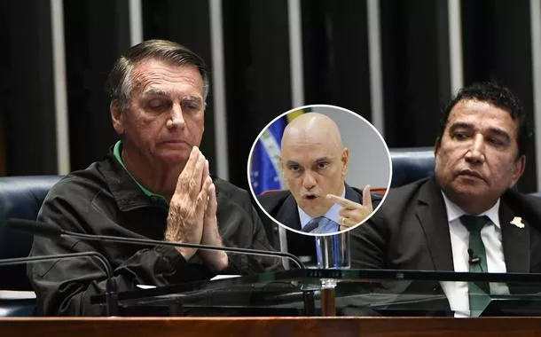 Magno Malta ataca Moraes e defende Bolsonaro, réu no inquérito da trama golpista
