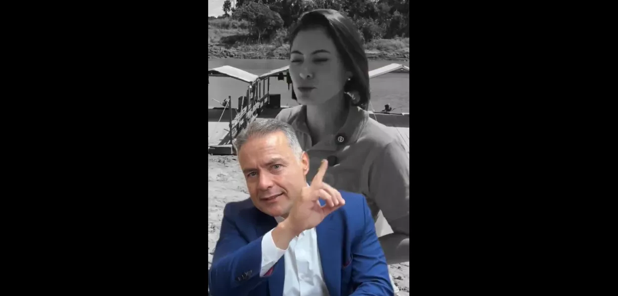 Renan Filho e Michelle Bolsonaro