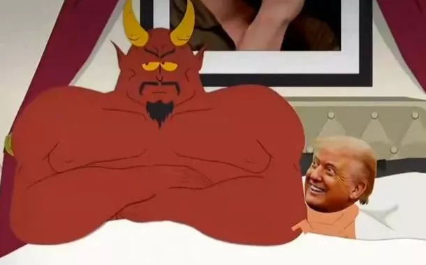 Satanás e Donald Trump em 'South Park'