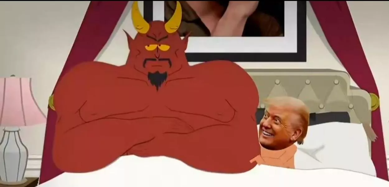 Satanás e Donald Trump em 'South Park'