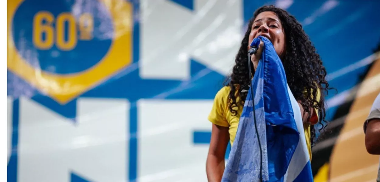 Bianca Borges, presidenta da UNE