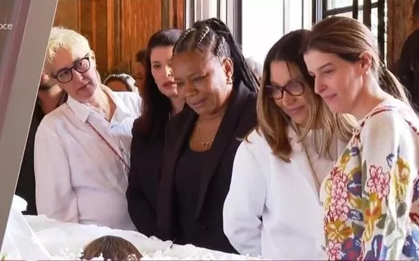 Janja e Margareth Menezes compareram ao velório de Preta Gil