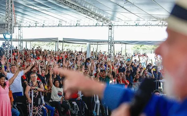 Lula durante cerimônia de Entregas do Governo Federal ao Vale do Jequitinhonha. Parque de Eventos de Minas Novas, Minas Novas - MG.