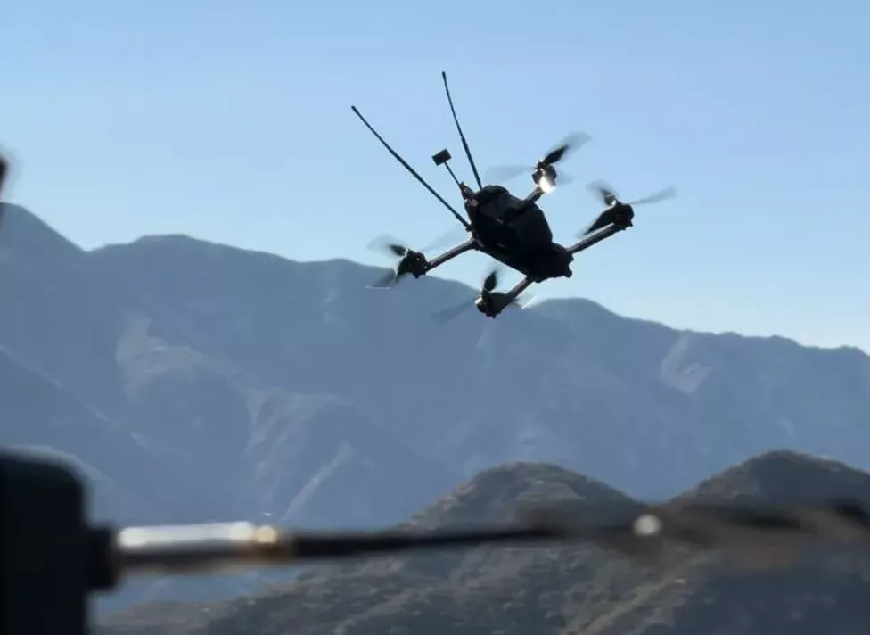 Drone da Neros em ação