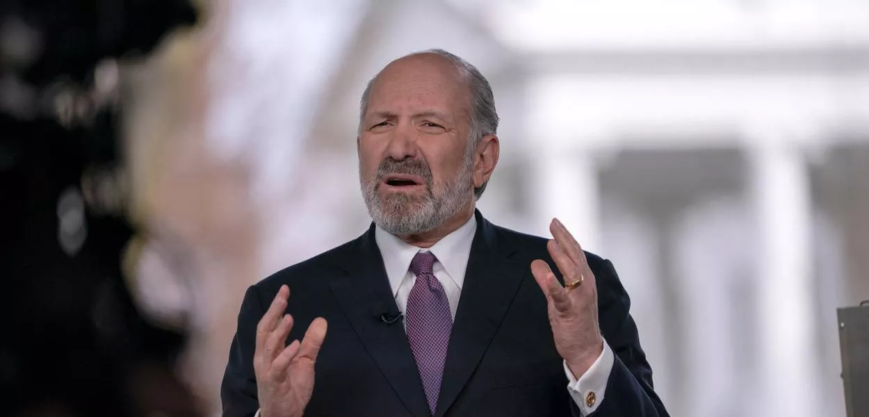 Secretário de Comércio dos EUA, Howard Lutnick, fala com a imprensa, em Washington -13/03/2025