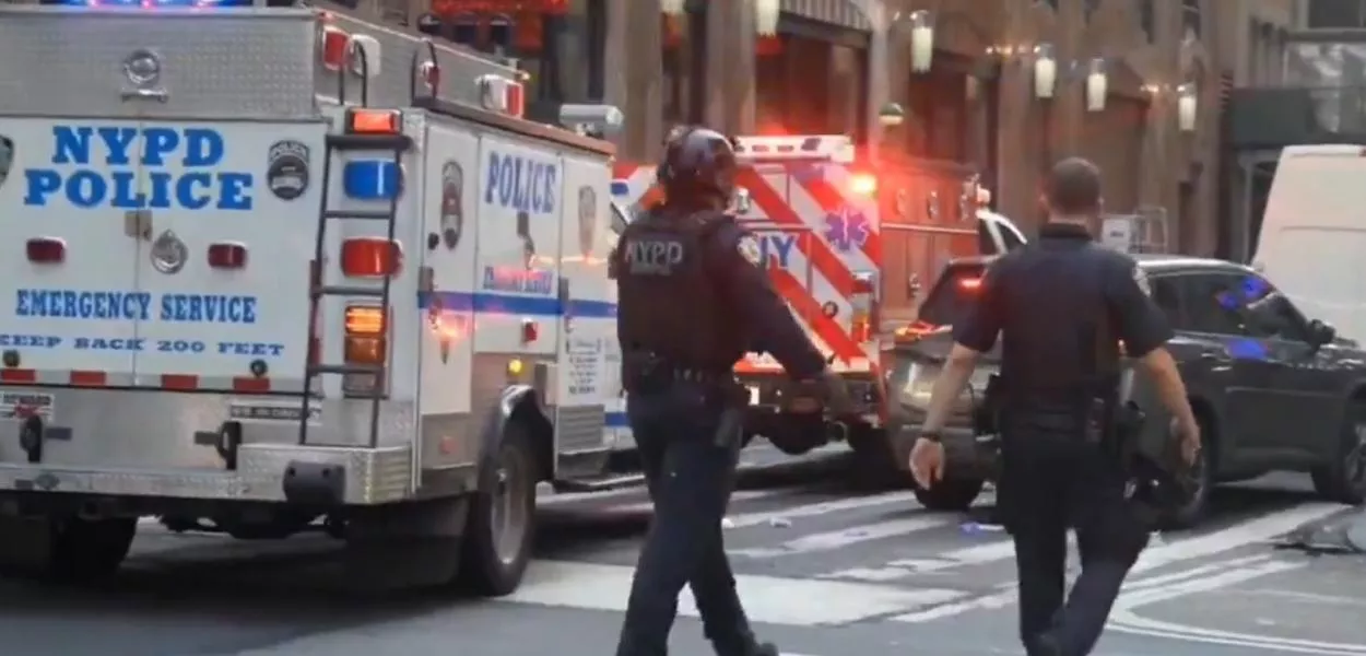 Polícia de Nova York em ação para conter atirador