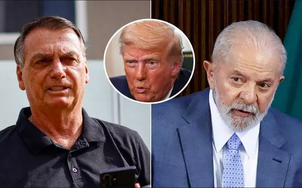 Jair Bolsonaro, Donald Trump e Lula