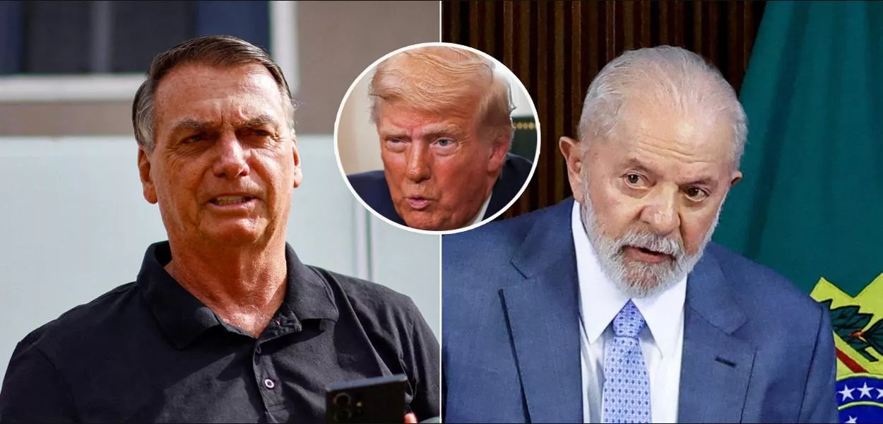 Jair Bolsonaro, Donald Trump e lula