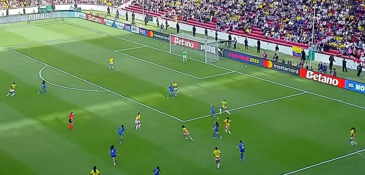 Brasil e Colômbia na Copa América Feminina