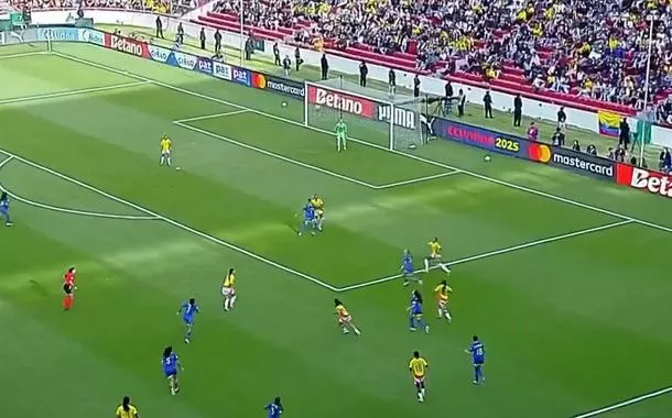 Brasil e Colômbia na Copa América Feminina