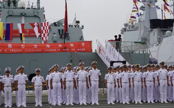 Exercício naval entre China e Rússia