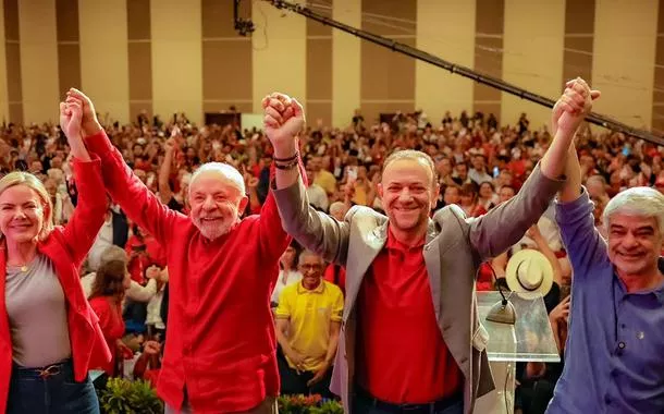 Gleisi Hoffmann, Lula, Edinho Silva e Humberto Costa