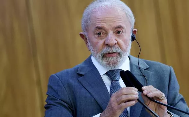 O presidente Luiz Inácio Lula da Silva, em Brasília - 09/07/2025