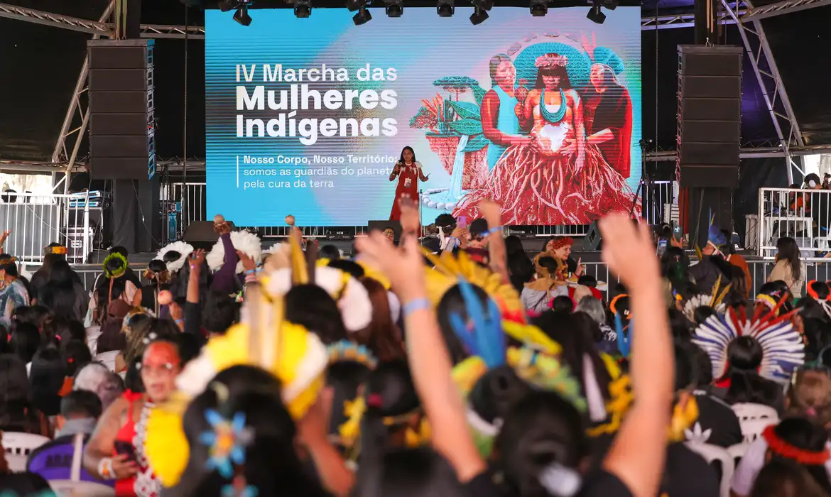 IV Marcha das Mulheres Indígenas, em Brasília