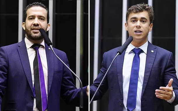 Deputados André Janones e Nikolas Ferreira