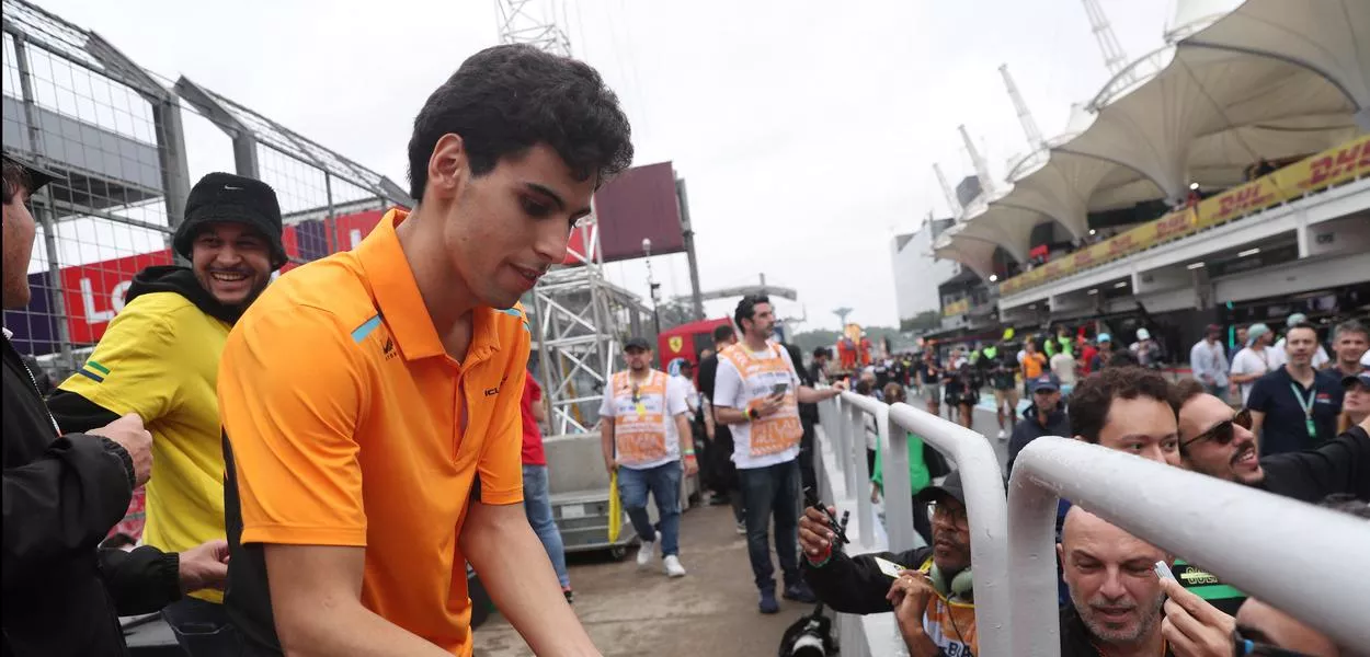 Gabriel Bortoleto durante Grande Prêmio São Paulo de Fórmula 1