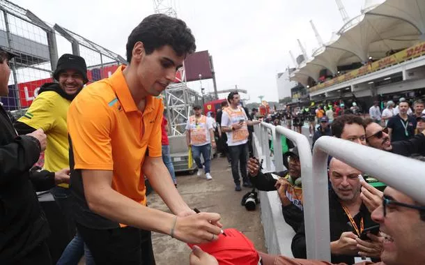 Gabriel Bortoleto durante Grande Prêmio São Paulo de Fórmula 1