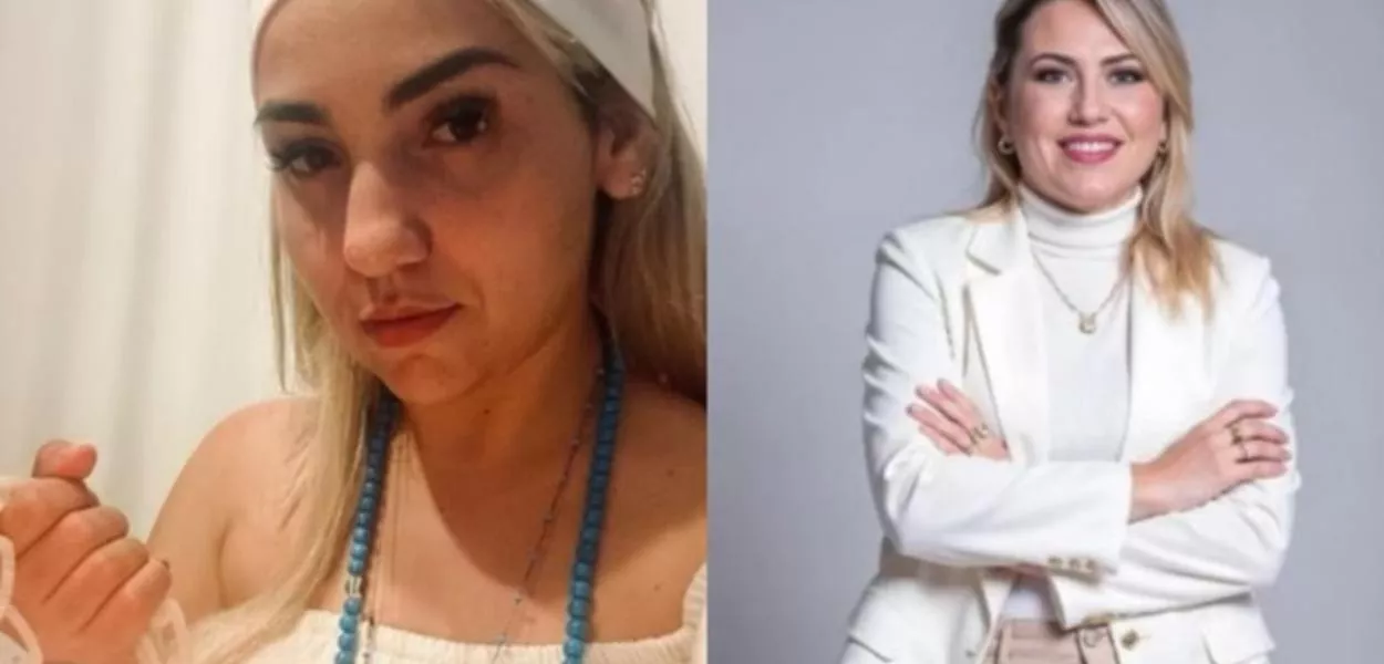 A mãe de Santo à esquerda e a vice-prefeita